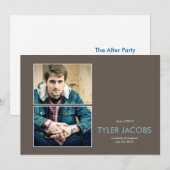 Ankündigung des Abschlusses eines verbundenen Foto (Vorne/Hinten)