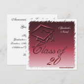 Ankündigung des Abschlusses, Einladung Burgandys (Vorne/Hinten)