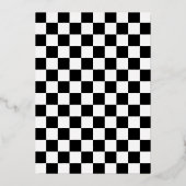 Ankündigung des Abschlusses "Foil Checkered Arch F (Rückseite)