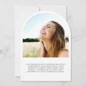 Ankündigung des Abschlusses für das elegante Scrip (Rückseite)