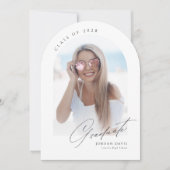 Ankündigung des Abschlusses für das elegante Scrip (Vorderseite)