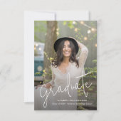 Ankündigung des Abschlusses für das Skript-Foto (Vorderseite)