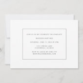 Ankündigung des Abschlusses für das Skript-Foto (Rückseite)