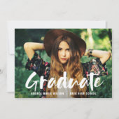 Ankündigung des Abschlusses für das Skript-Foto "W (Vorderseite)