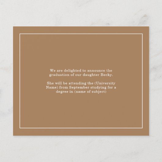 Ankündigung des Abschlusses für den  der Skriptzei (Rückseite)