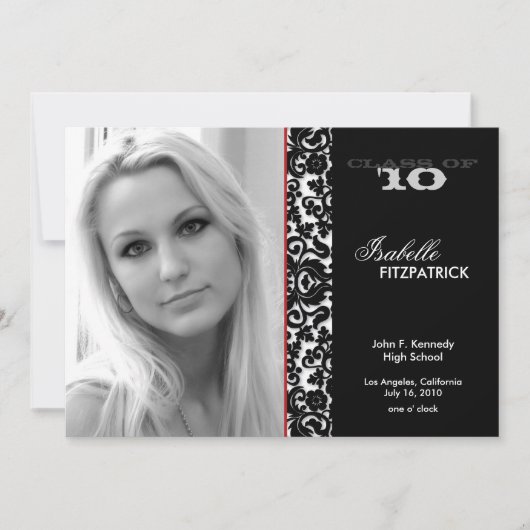 Ankündigung des Abschlusses für dramatische Schäde (Vorderseite)