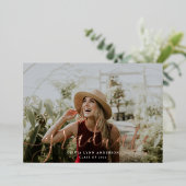 Ankündigung des Abschlusses für einfache Skriptfol (Stehend vorne)