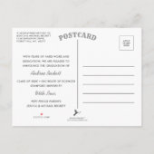 Ankündigung des Abschlusses für einfaches Skript-F (Rückseite)