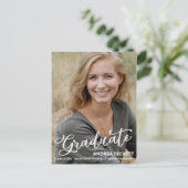 Ankündigung des Abschlusses für einfaches Skript-F (Stehend Vorderseite)