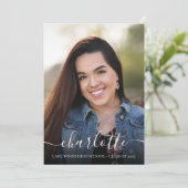 Ankündigung des Abschlusses für einfaches Skript-F (Stehend Vorderseite)