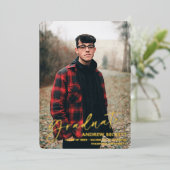 Ankündigung des Abschlusses für einfaches Skript-F (Stehend vorne)