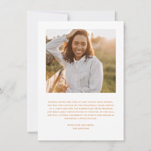 Ankündigung des Abschlusses für einfaches Skript O (Rückseite)