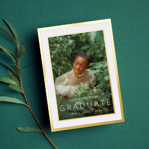 Ankündigung des Abschlusses für gerahmtes Foto 202