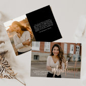 Ankündigung des Abschlusses für handgeschriebenes