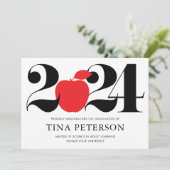 Ankündigung des Abschlusses für Lehrkräfte (Stehend Vorderseite)