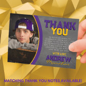 Ankündigung des Abschlusses für lila und Gold Chal