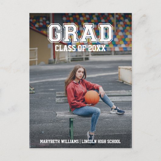 Ankündigung des Abschlusses für Minimalistisches F (Vorderseite)