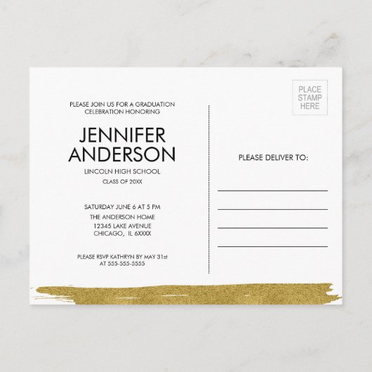 Ankündigung des Abschlusses für Minimalistisches F (Rückseite)