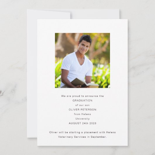 Ankündigung des Abschlusses für Skript-Overlay-Fot (Rückseite)