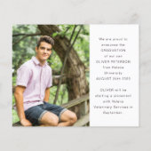 Ankündigung des Abschlusses für Skript-Overlay-Fot (Rückseite)