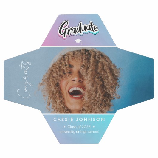 Ankündigung des Abschlusses Fußball (Flach)