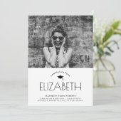 Ankündigung des Abschlusses gekappt (Stehend Vorderseite)