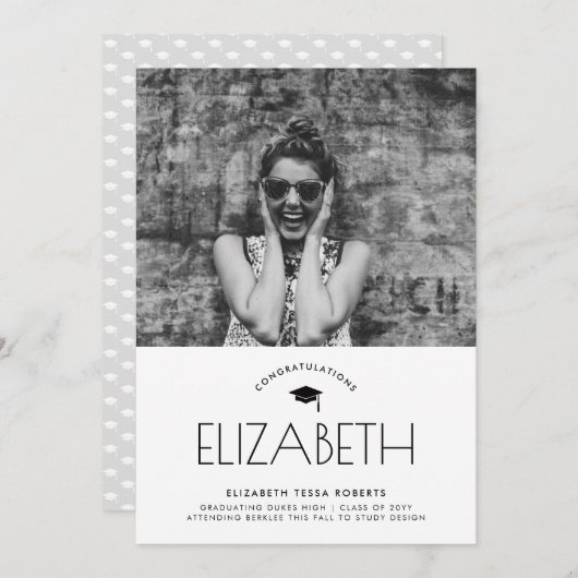 Ankündigung des Abschlusses gekappt (Vorne/Hinten)