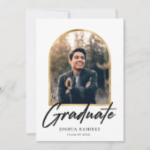 Ankündigung des Abschlusses "Golden Arch Foto Fram (Vorderseite)