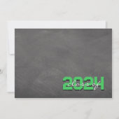 Ankündigung des Abschlusses "Green & Black Chalkbo (Rückseite)