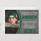 Ankündigung des Abschlusses "Green & Bronze Chalkb (Vorderseite)