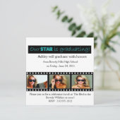 Ankündigung des Abschlusses Hollywood Star Aqua (Stehend Vorderseite)