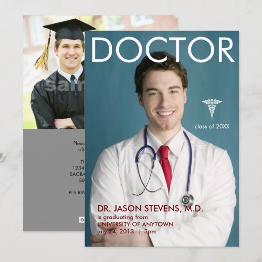 Ankündigung des Abschlusses im Fachmagazin (Vorne/Hinten)