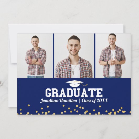 Ankündigung des Abschlusses in der Hochschule 3 Fo (Vorderseite)