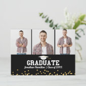 Ankündigung des Abschlusses in der Hochschule 3 Fo (Stehend Vorderseite)