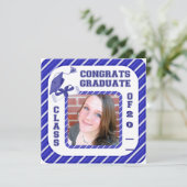 Ankündigung des Abschlusses in der Schule, Einladu (Stehend Vorderseite)