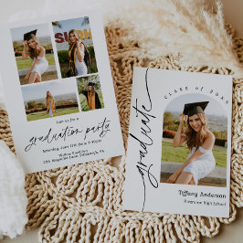 Ankündigung des Abschlusses mit Foto