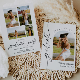 Ankündigung des Abschlusses mit Foto