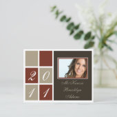 Ankündigung des Abschlusses "Moderne Blöcke" (Rost (Stehend Vorderseite)