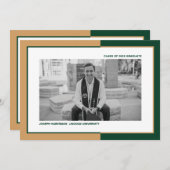 Ankündigung des Abschlusses moderner Farbblöcke (Vorne/Hinten)