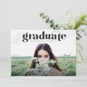 Ankündigung des Abschlusses "Moderner Grad Full Fo (Stehend Vorderseite)