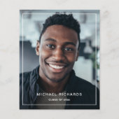 Ankündigung des Abschlusses "Modernes Frame BUDGET (Vorderseite)