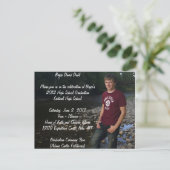 Ankündigung des Abschlusses nach der Postkarte (Stehend Vorderseite)