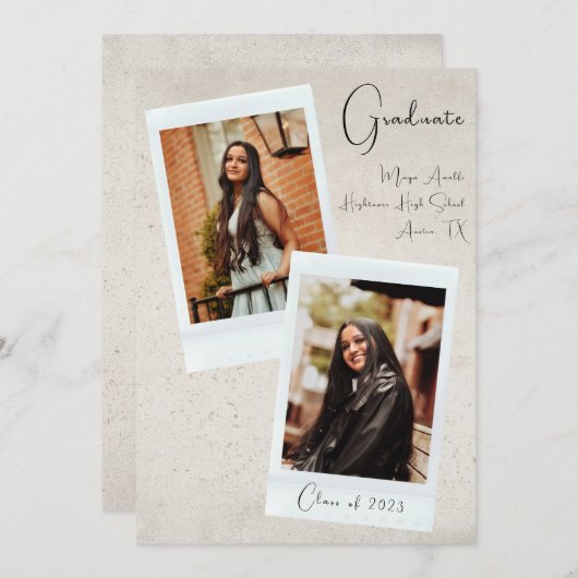 Ankündigung des Abschlusses neutraler ästhetischer (Vorne/Hinten)