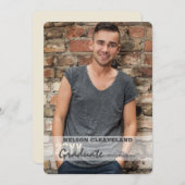 Ankündigung des Abschlusses "Opaque Banner Foto" (Vorne/Hinten)