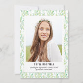 Ankündigung des Abschlusses "Painted Greenery" (Vorderseite)