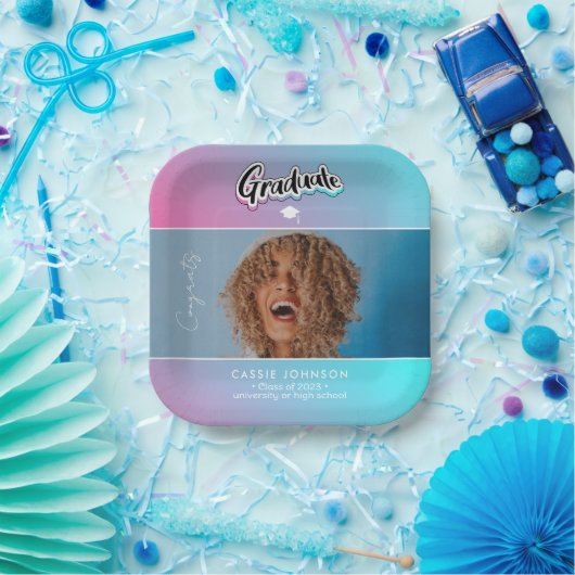 Ankündigung des Abschlusses Pappteller (Party)