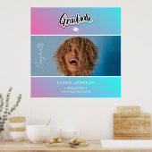 Ankündigung des Abschlusses Poster (Küche)