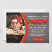 Ankündigung des Abschlusses "Red and Yellow Chalkb (Vorderseite)