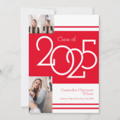 Ankündigung des Abschlusses "Red White School Colo (Vorderseite)