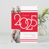 Ankündigung des Abschlusses "Red White School Colo (Stehend Vorderseite)